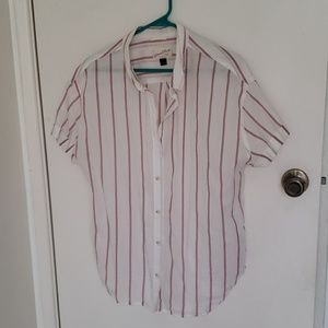 Universal Thread Button Down Shirt, Size L